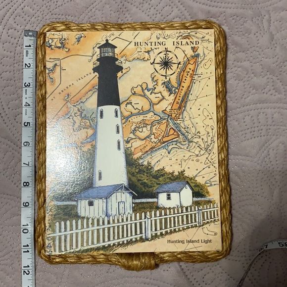 Hunting Island Lighthouse Wall Decor Rope Border The Collectors Series - Picture 2 of 3
